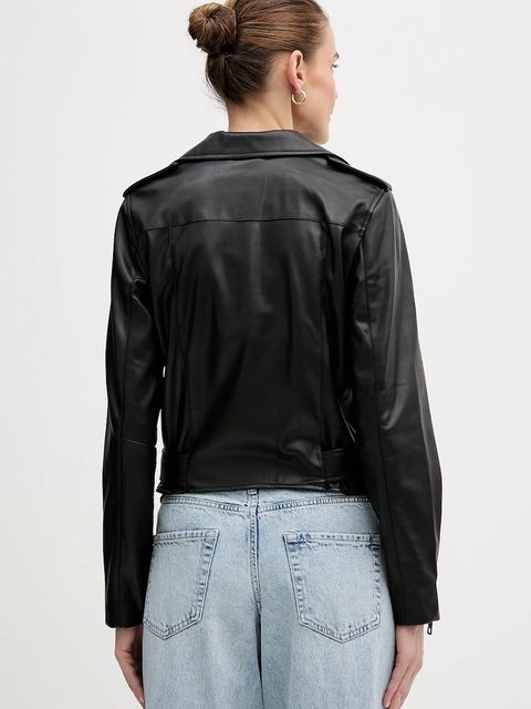 Dkny ramoneska kolor czarny przejściowa DJ4J6026