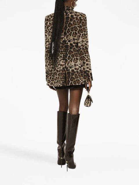 Dolce & Gabbana logo-embroidered stretch-cotton T-shirt - White