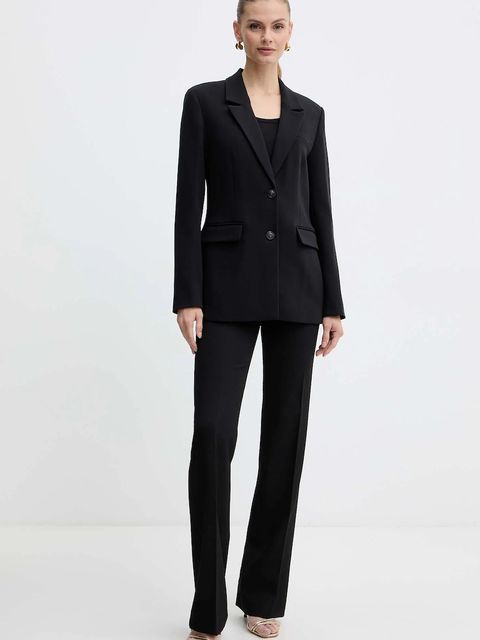 Guess marynarka JOANDRA kolor czarny jednorzędowa gładka W5BN53 W2402 - zdjęcie produktu nr 2