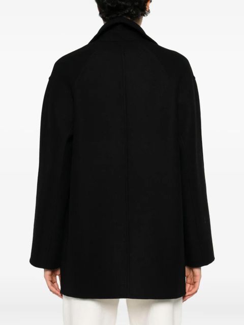 The Row Azuron double-breasted coat - Black