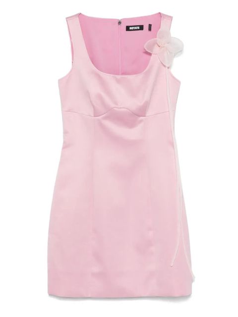 ROTATE BIRGER CHRISTENSEN satin flower mini dress - Pink - zdjęcie produktu nr 1
