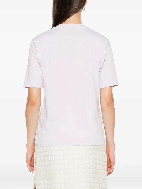 Moncler logo-patch short-sleeve T-shirt - Pink