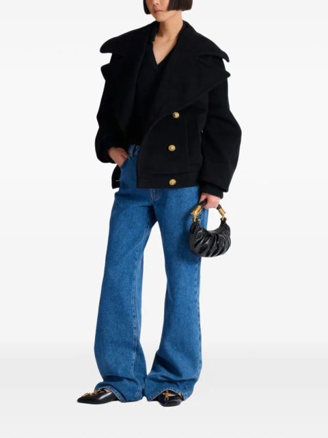 Balmain double-breasted peacoat - Black - zdjęcie produktu nr 2