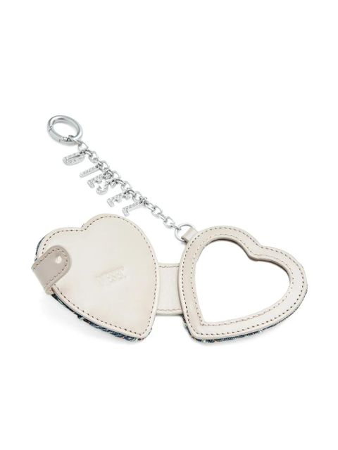 Diesel heart-shape mirror keychain - Silver - zdjęcie produktu nr 2