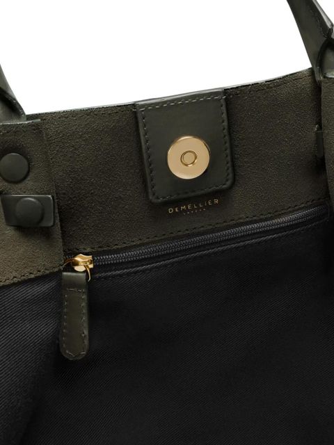 DeMellier The Midi New York suede tote bag - Green