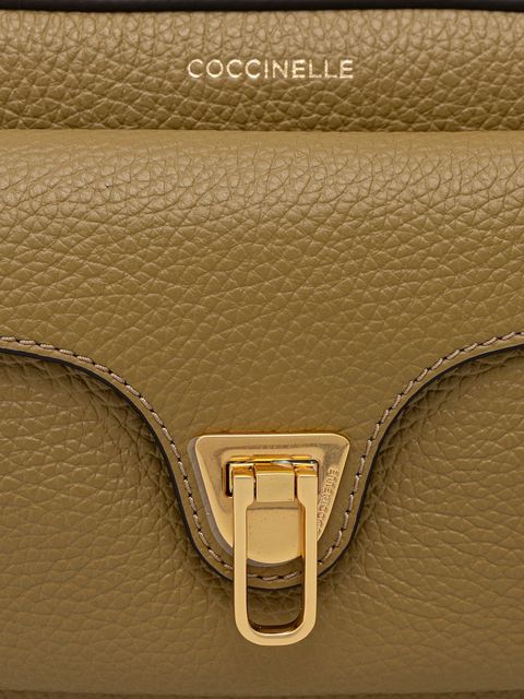 Coccinelle torebka skórzana kolor zielony E1 NOF 15 02 01