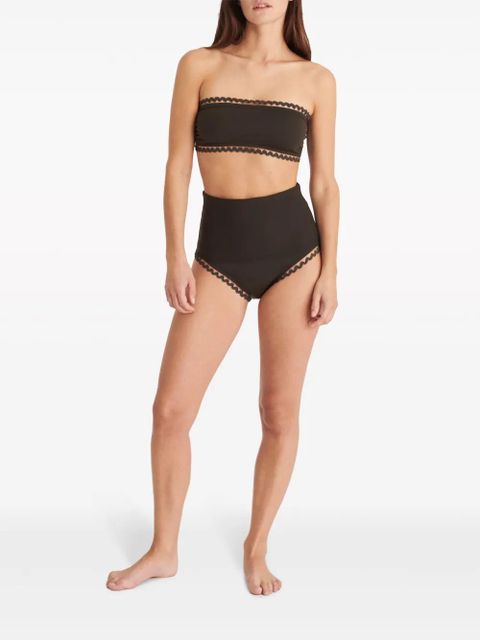 ERES Mix bandeau bikini top - Grey