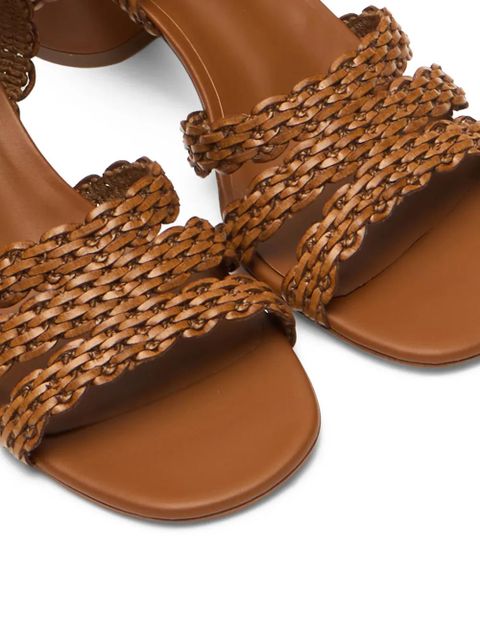 Casadei Avenida woven sandals - Brown - zdjęcie produktu nr 2