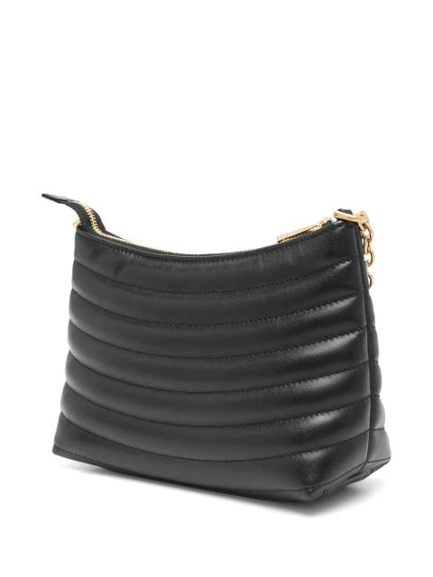 Ferragamo Gancini-plaque shoulder bag - Black