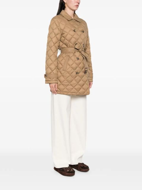Lauren Ralph Lauren quilted belted coat - Brown