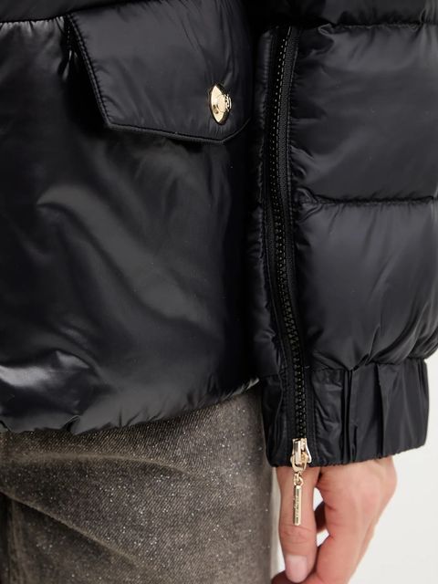 Liu Jo kurtka kolor czarny przejściowa TF5003.T9804