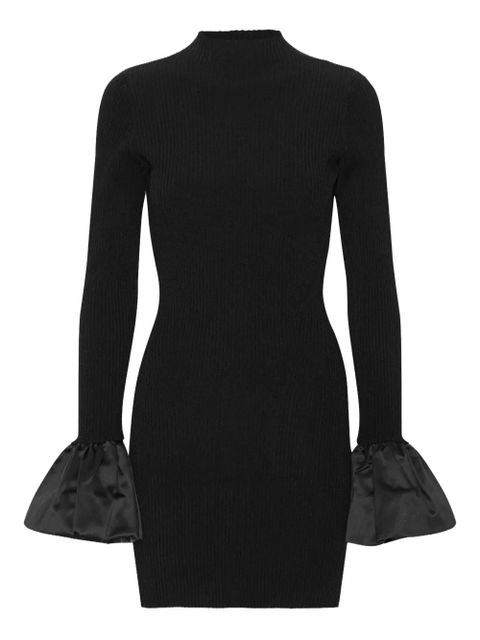 ROTATE BIRGER CHRISTENSEN cutout knit mini dress - Black - zdjęcie produktu nr 1