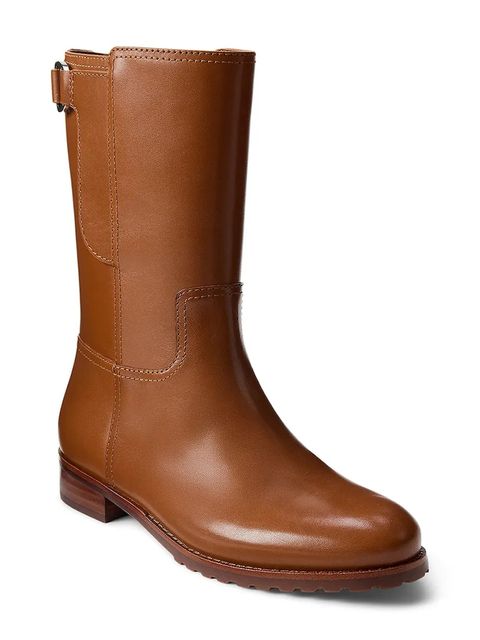 Lauren Ralph Lauren botki skórzane Tasha Mid - zdjęcie produktu nr 1