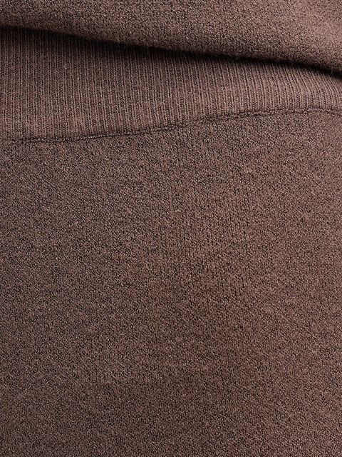 Haveone dres damski kolor brązowy HNC-P001