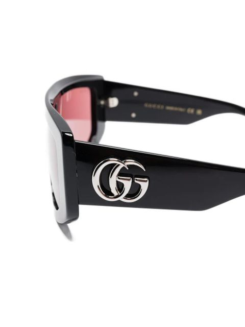 Gucci Eyewear Double G-plaque sunglasses - Black