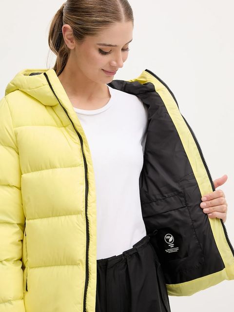 Jack Wolfskin kurtka FROZEN PALACE kolor żółty przejściowa A65097