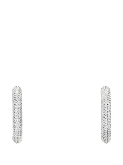 Michael Kors logo-embellishment earrings - Silver - zdjęcie produktu nr 2
