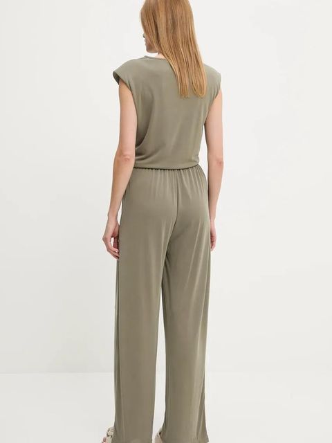 Answear.LAB bluzka i spodnie damski kolor zielony