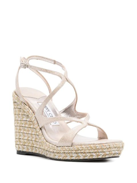 Jimmy Choo 110mm Ayla sandals - Neutrals