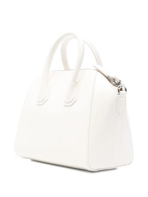 Givenchy mini Antigona leather tote bag - White