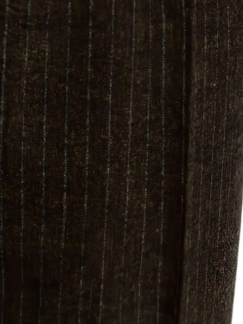 MARANT ÉTOILE Lisetta pinstripe trousers - Brown