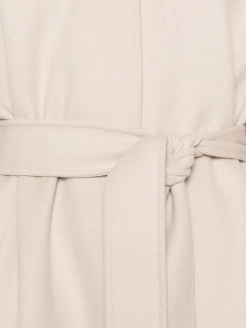 PINKO hooded belted coat - Grey