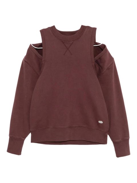 Jean Paul Gaultier cut-out sweatshirt - Blue