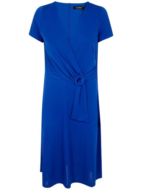 Lauren Ralph Lauren wrap-design midi dress - Blue - zdjęcie produktu nr 1