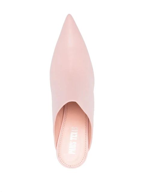Paris Texas Wanda pointed toe 100mm mules - Pink