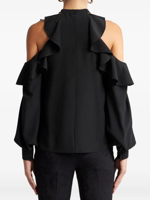ETRO silk top - Black