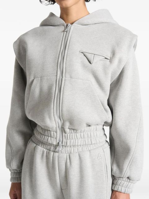Manière De Voir Louna zip-up hoodie - Grey