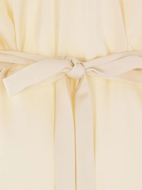 Rabanne lace-trimmed midi dress - Neutrals