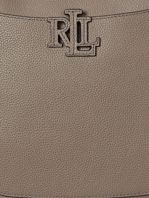 Lauren Ralph Lauren torebka skórzana kolor brązowy 431970152