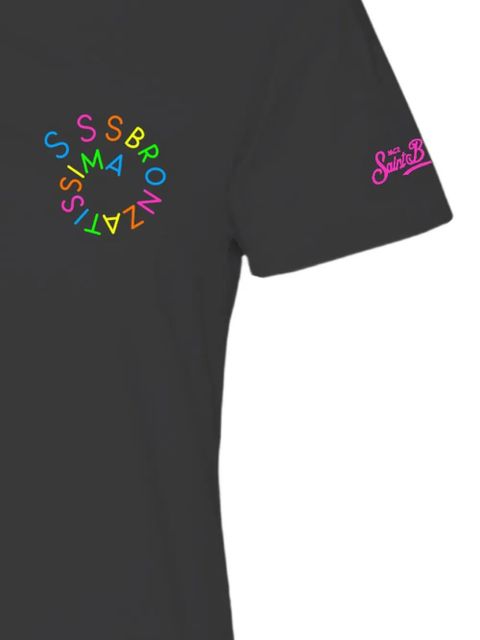 MC2 Saint Barth graphic-print T-shirt - Black - zdjęcie produktu nr 2