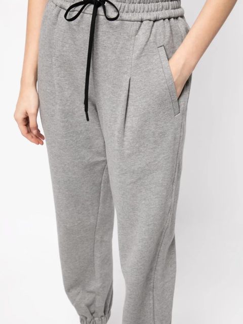 3.1 Phillip Lim mélange-effect drawstring track pants - Grey