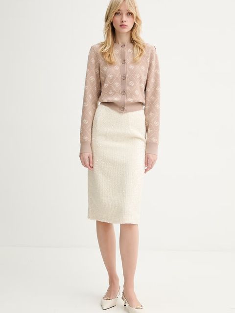 Guess kardigan z domieszką wełny SARAH - zdjęcie produktu nr 2