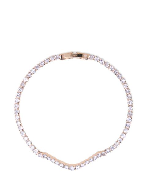 Maje crystal-embellished tennis bracelet - Gold - zdjęcie produktu nr 1