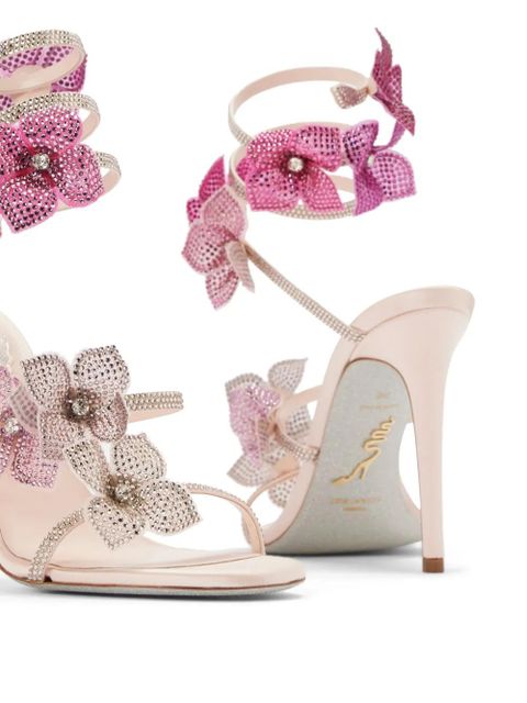 René Caovilla 105mm Floriane sandals - Pink