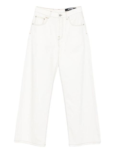Jacquemus Le De-Nimes wide-leg jeans - White - zdjęcie produktu nr 1
