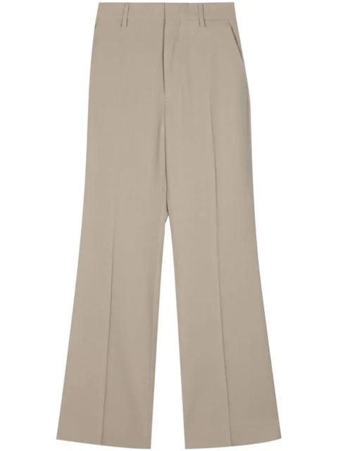 AMI Paris flared twill trousers - Neutrals - zdjęcie produktu nr 1