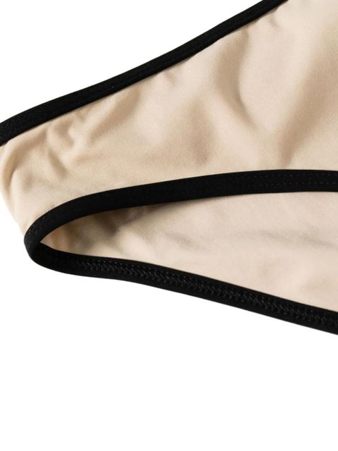 TOTEME striped-edge bikini bottoms - Neutrals