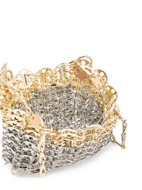 Rabanne Iconic Skyline 1969 nano bag - Silver