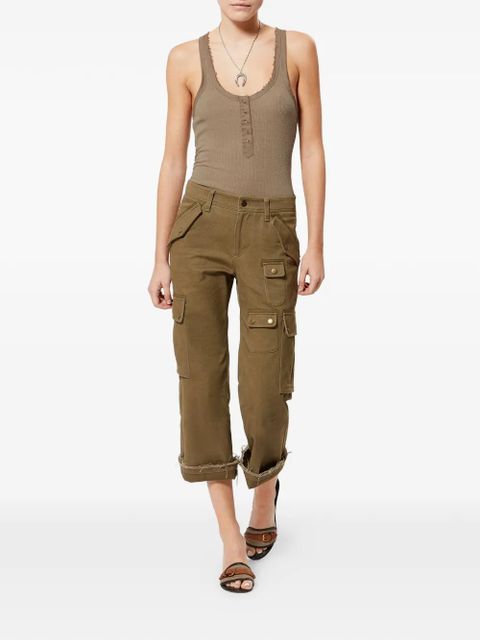 ISABEL MARANT Helma button-fastening tank top - Neutrals - zdjęcie produktu nr 2