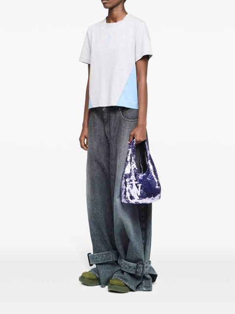 JW Anderson panelled T-shirt - Grey - zdjęcie produktu nr 2