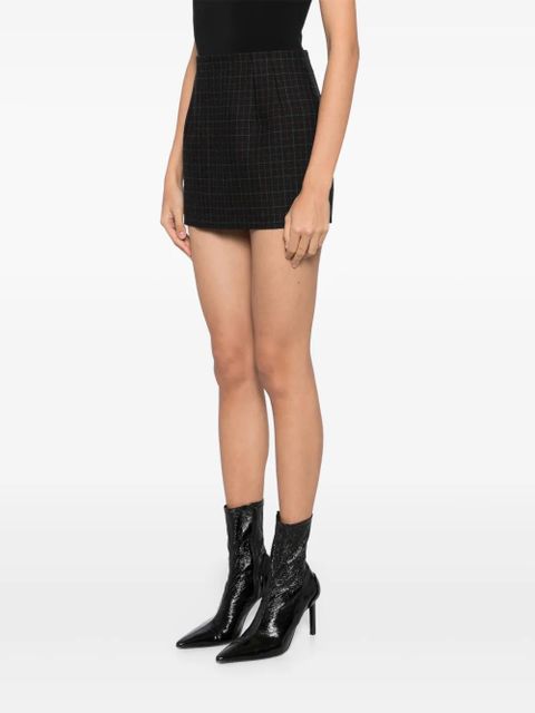 WARDROBE.NYC contour mini skirt - Black