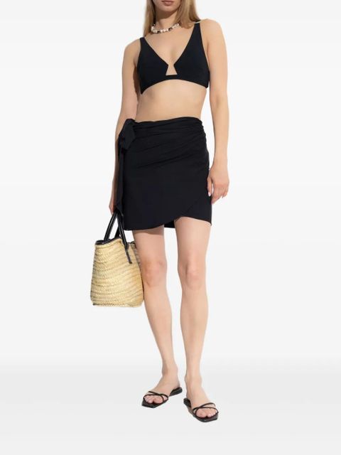 Hunza G wrap miniskirt - Black - zdjęcie produktu nr 2