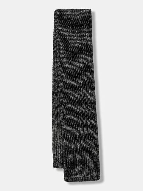 Sisley szalik z dodatkiem wełny damski kolor czarny wzorzysty 1H5BLU00Z - zdjęcie produktu nr 1