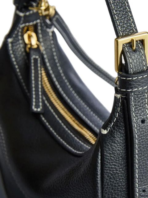 ATP Atelier mini Silea contrast stitch tote bag - Black