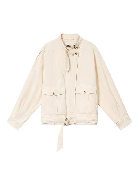 ISABEL MARANT x Isalya buckle pocket jacket - Neutrals - zdjęcie produktu nr 1