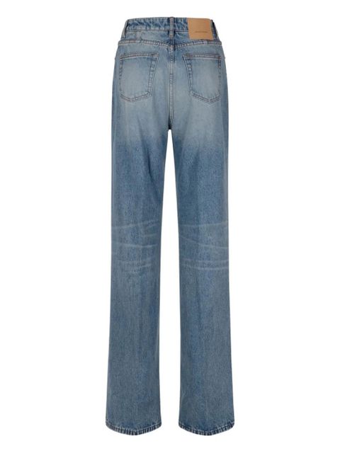 AMI Paris Flare Fit cotton jeans - Blue - zdjęcie produktu nr 2